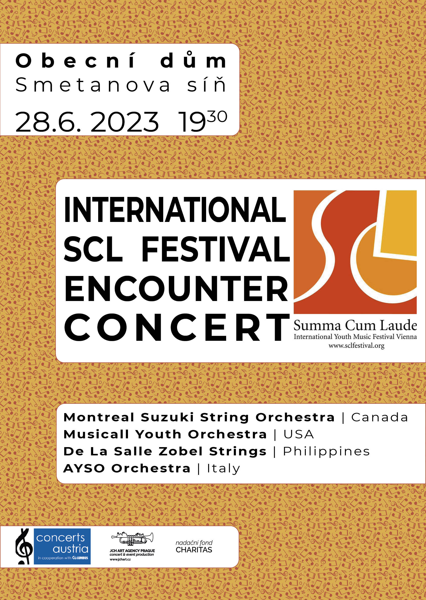 Orchestrální koncert Mezinárodního festivalu SCL